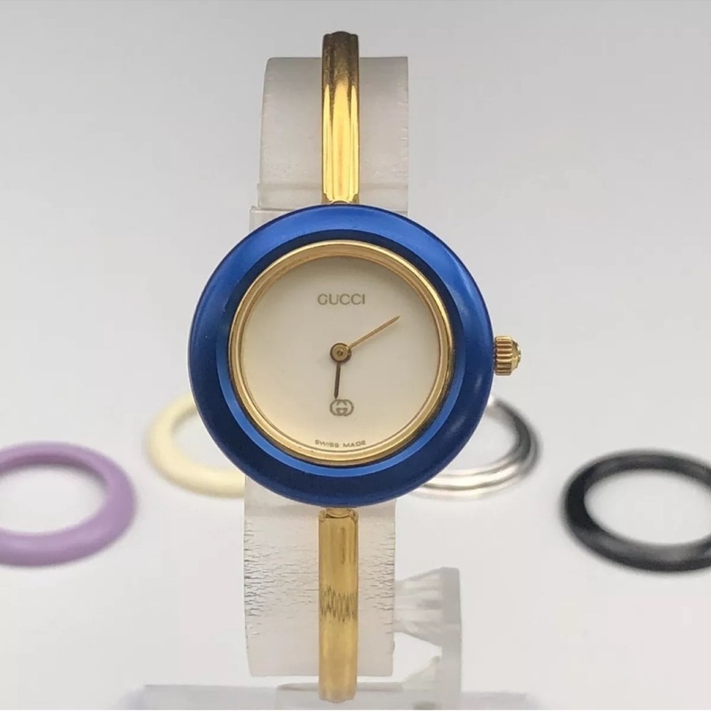 Gucci Luxury Statement Watch Vintage Highly Collectible - Picture 3 of 13